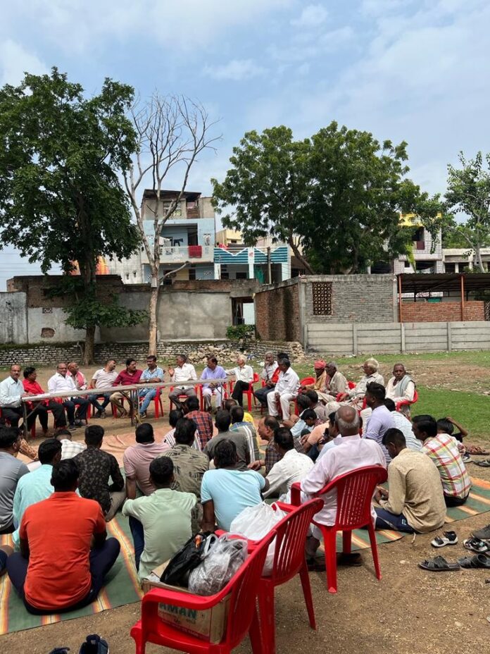 मंदिरों के प्रतिनिधियों एवं रहवासियों की बैठक सम्पन्न